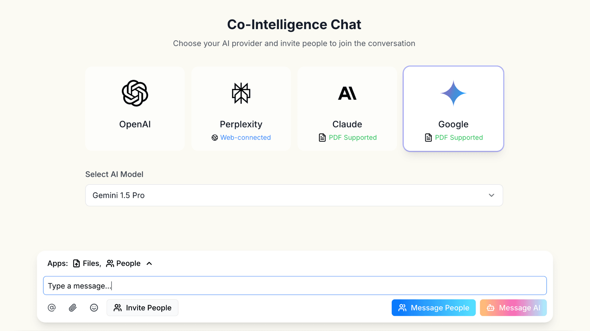 Collaborative AI Chat